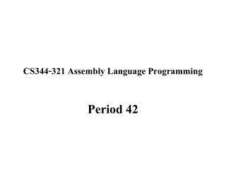 cs344 321 assembly language programming