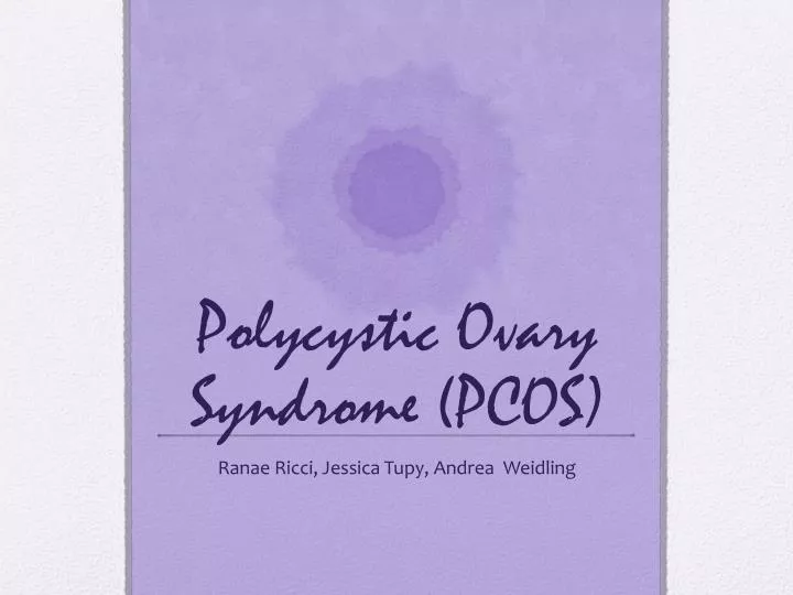 polycystic ovary syndrome pcos
