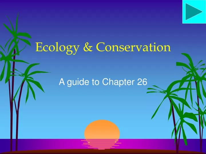 ecology conservation