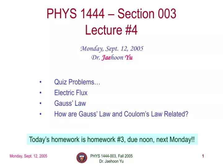 phys 1444 section 003 lecture 4