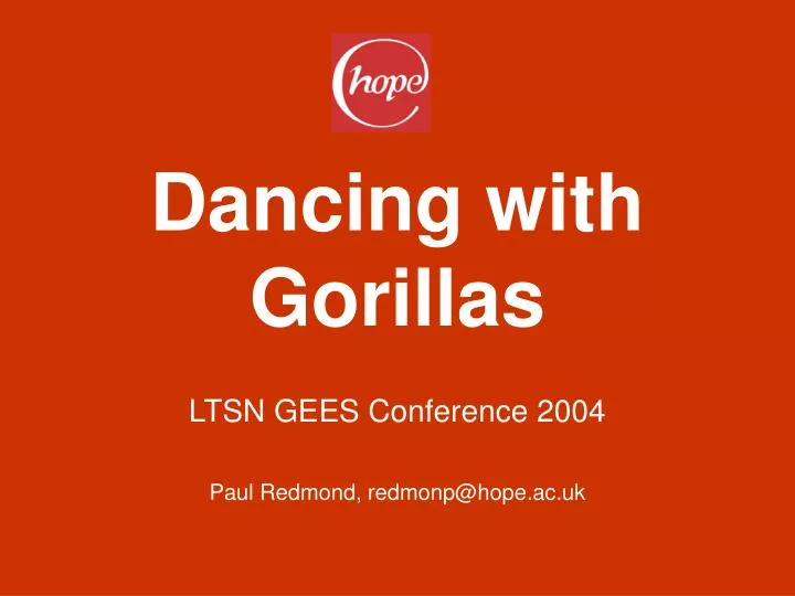 dancing with gorillas