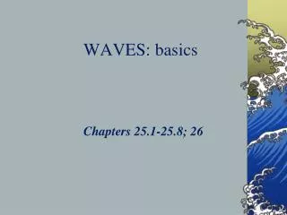 WAVES: basics