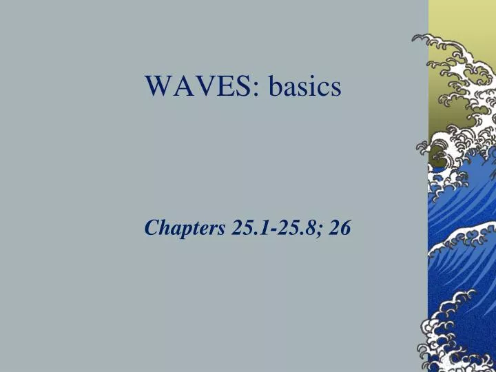 waves basics