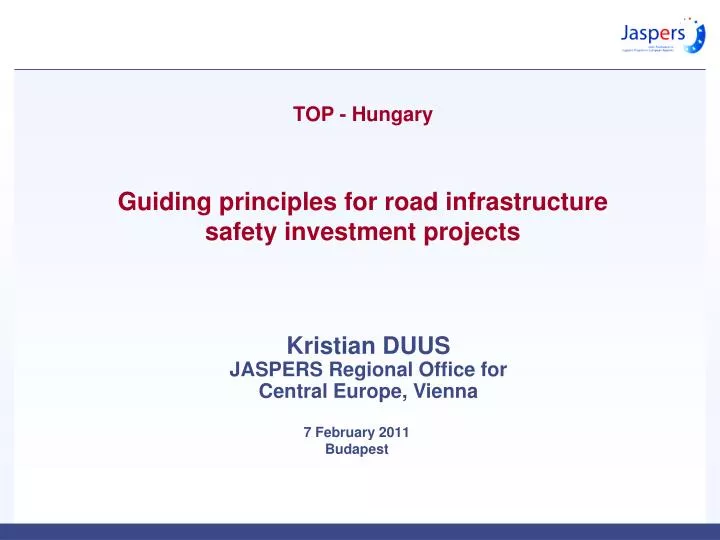 top hungary guiding principles for road infrastructure safety investment projects