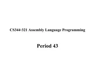 cs344 321 assembly language programming