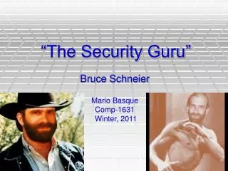 “The Security Guru”
