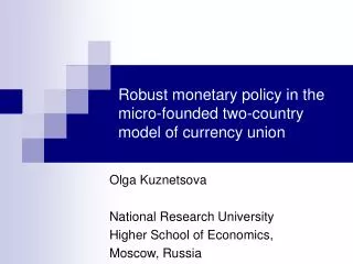 Robust monetary policy in the micro-founded two-country model of currency union