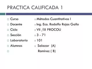 practica calificada 1
