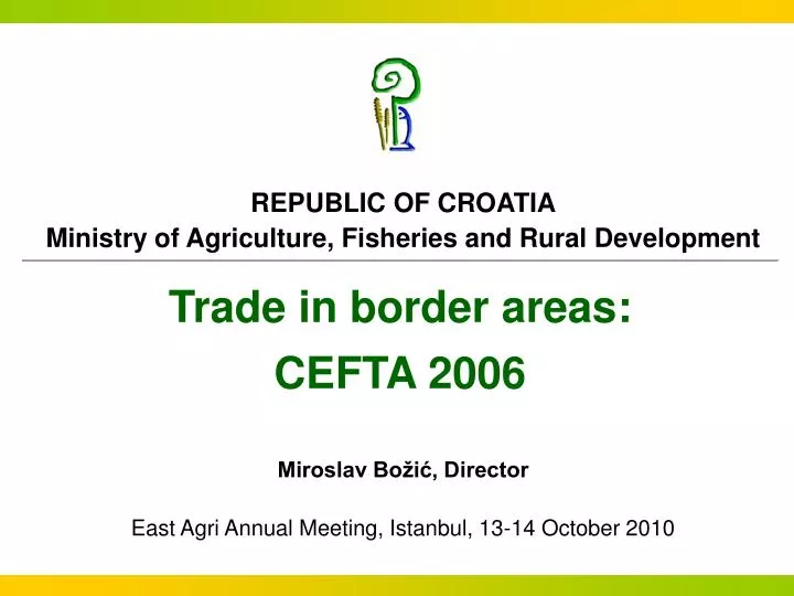 trade in border areas cefta 2006