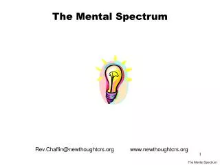 The Mental Spectrum