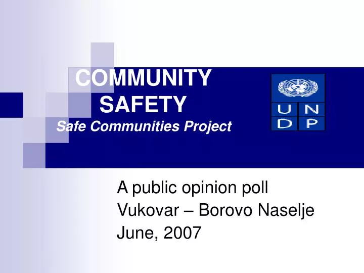 community safety safe communities project