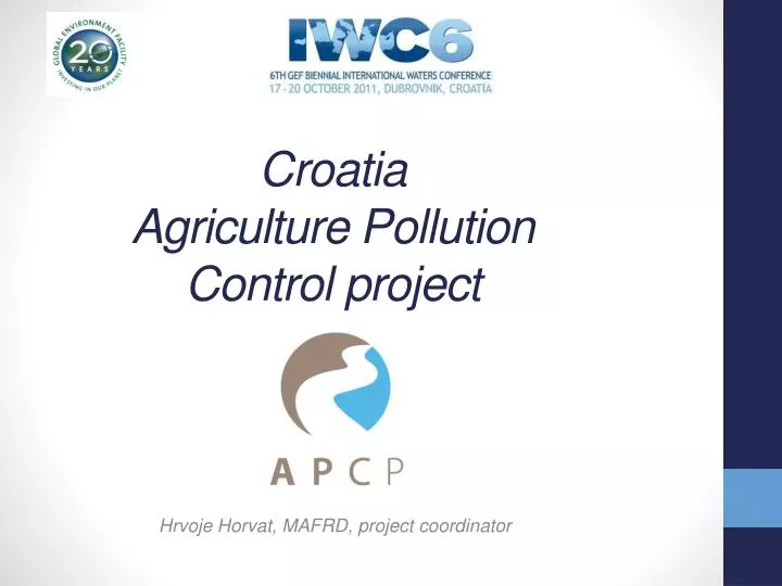 croatia agriculture p ollution c ontrol project