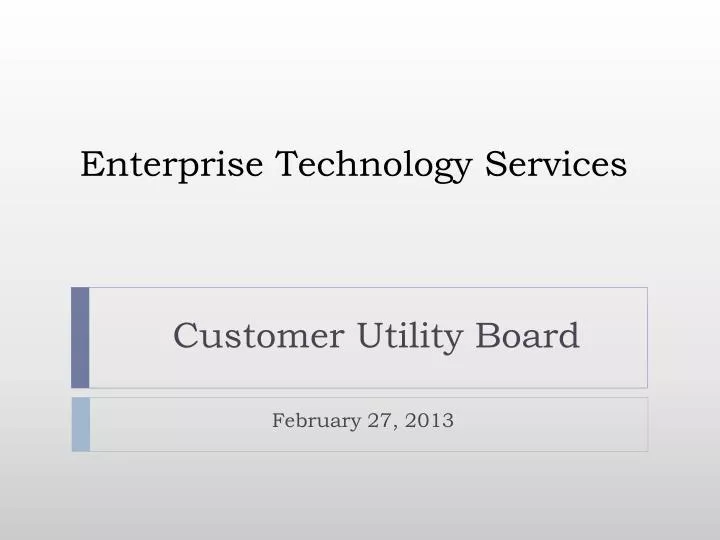enterprise technology services