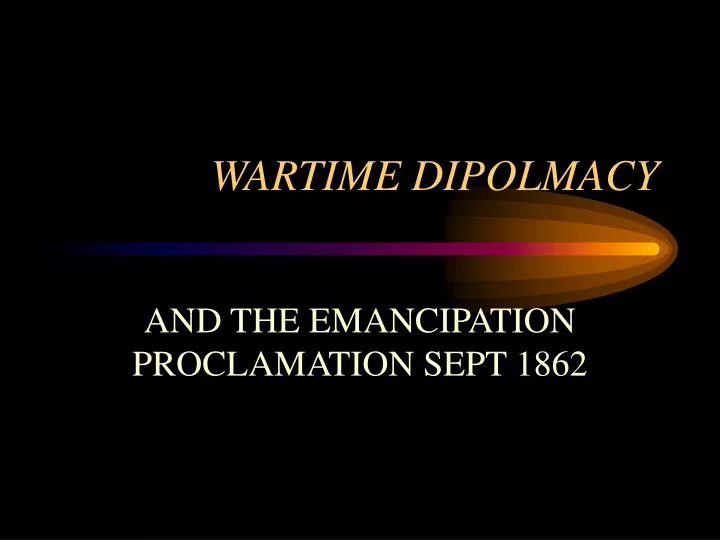 wartime dipolmacy