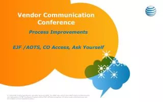 Vendor Communication Conference