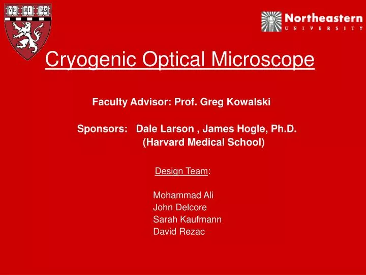 cryogenic optical microscope