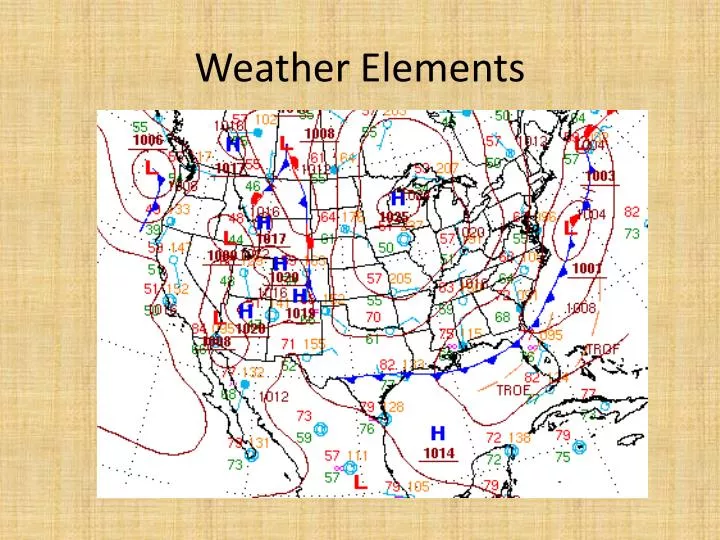 weather elements