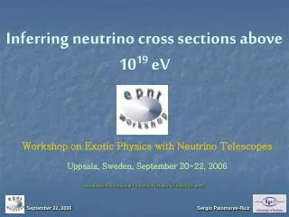 Inferring neutrino cross sections above 10 19 eV