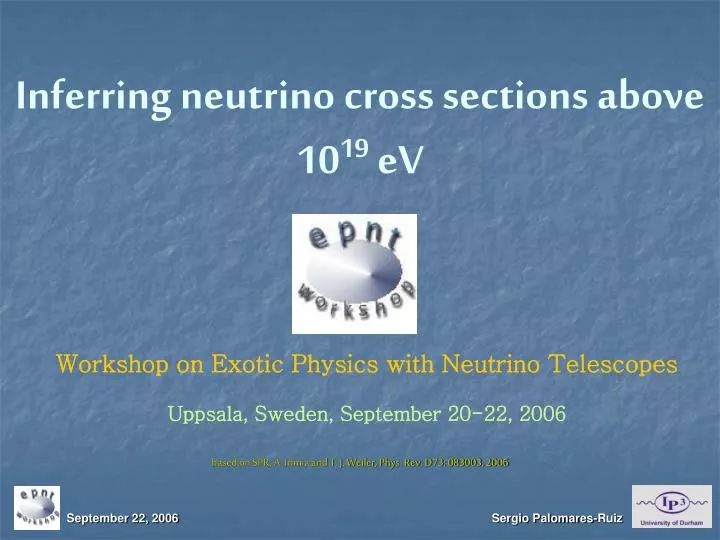 inferring neutrino cross sections above 10 19 ev
