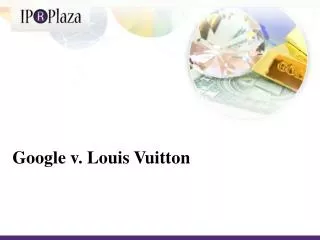Google v. Louis Vuitton