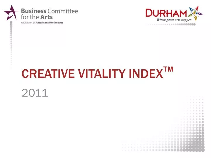 creative vitality index tm