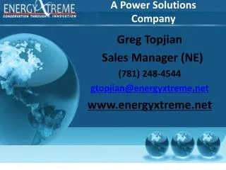 A Power Solutions Company