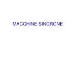 MACCHINE SINCRONE - slide 1