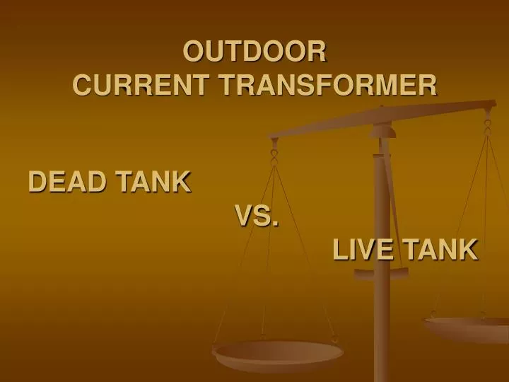 outdoor current transformer
