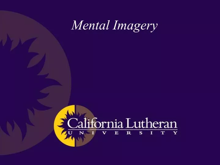 mental imagery