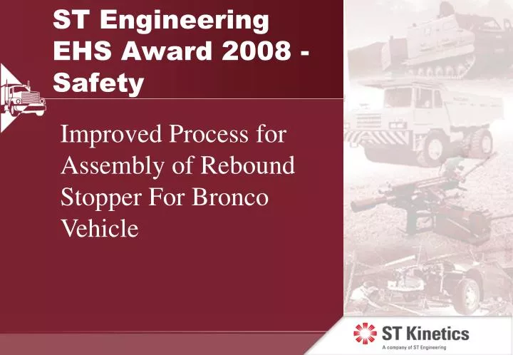 st engineering ehs award 2008 safety