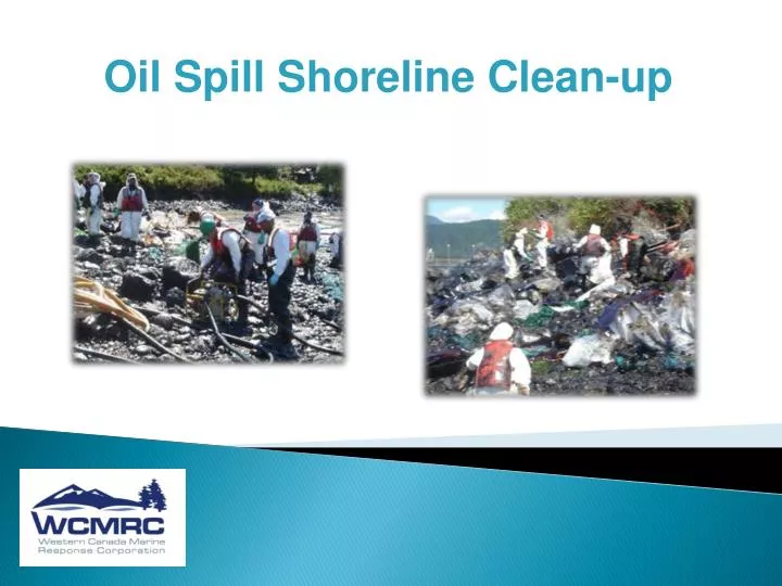 oil spill shoreline clean up