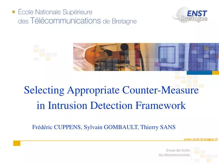 selecting appropriate counter measure in intrusion detection framework
