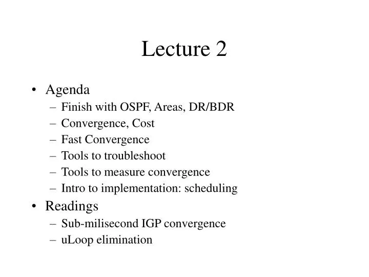 lecture 2