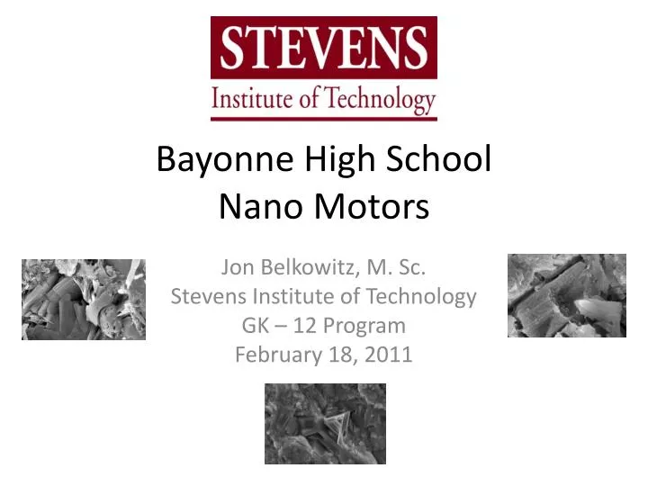 bayonne high school nano motors