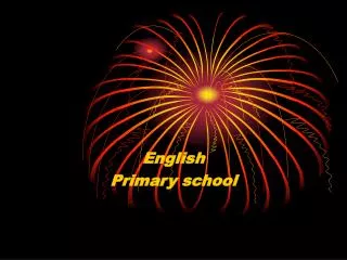 English Primary school