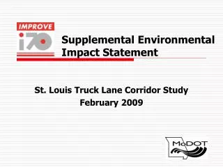 Supplemental Environmental Impact Statement