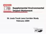 Supplemental Environmental Impact Statement - slide 1