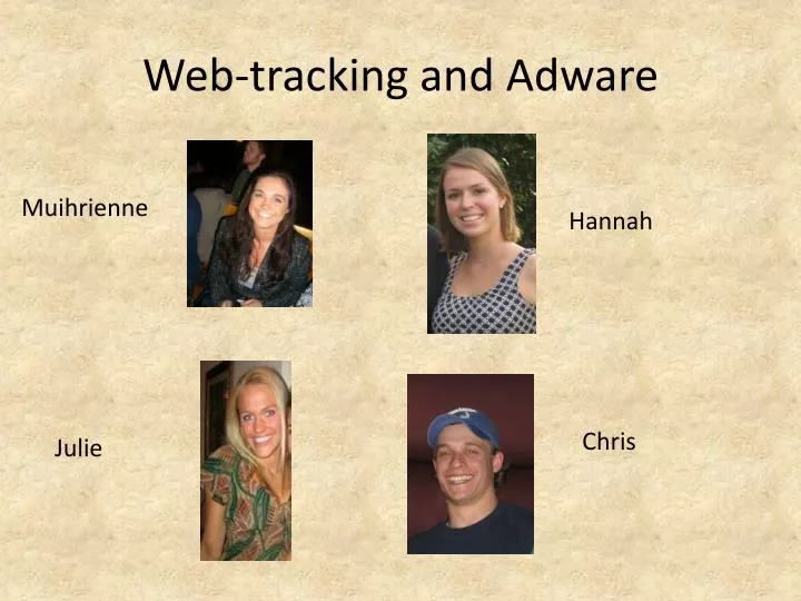 web tracking and adware