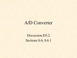 A/D Converter
