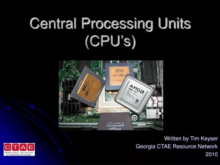 central processing units cpu s