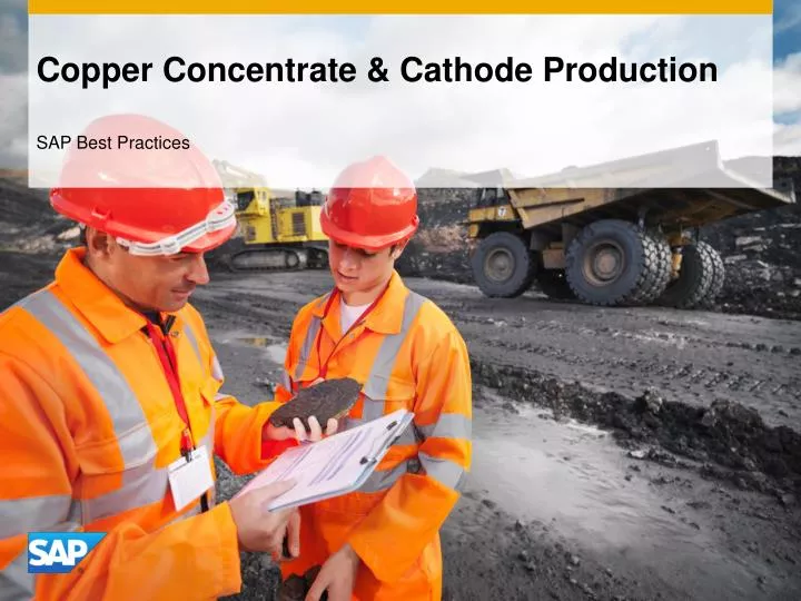 copper concentrate cathode production