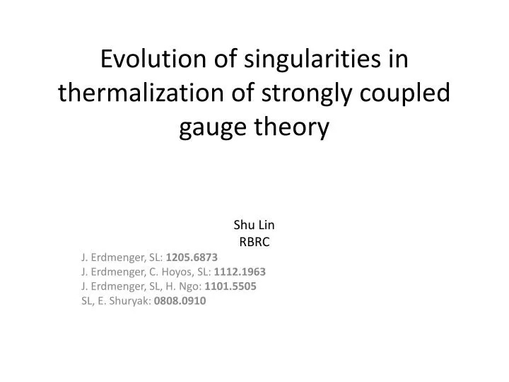 evolution of singularities in thermalization of strongly coupled gauge theory