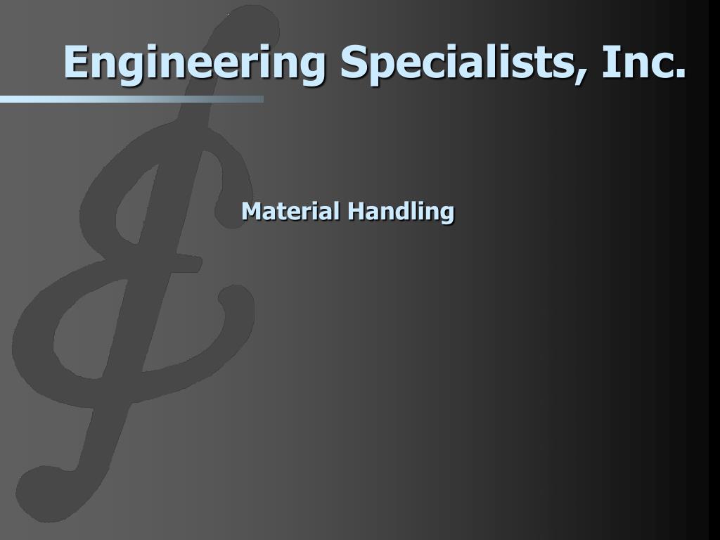 PPT - Material Handling PowerPoint Presentation, free download - ID:1829190