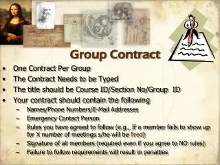 Group Contract