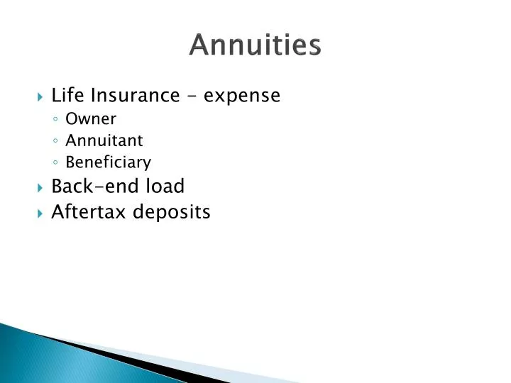 annuities