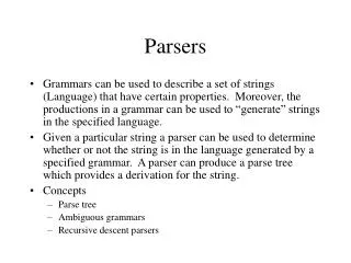 parsers