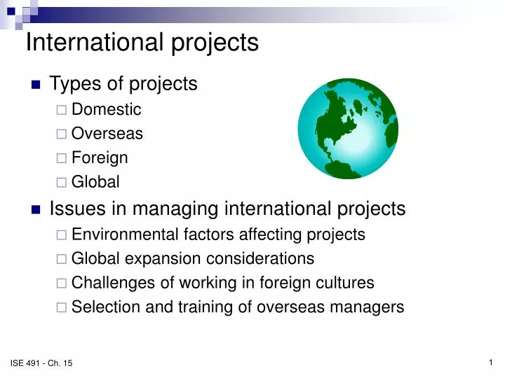 international projects