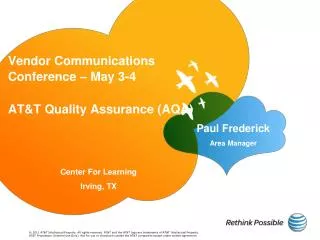 Vendor Communications Conference – May 3-4