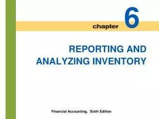 REPORTING AND ANALYZING INVENTORY