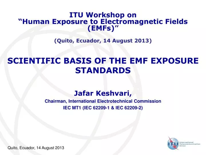 scientific basis of the emf exposure standards